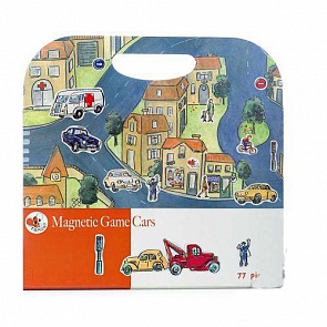 Магнитная игра – Машинки, 77 деталей (Egmont, 630657k)